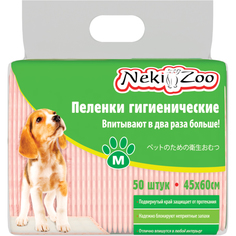 Пеленки для домашних животных Maneki NekiZoo размер M 45х60 см 50 шт