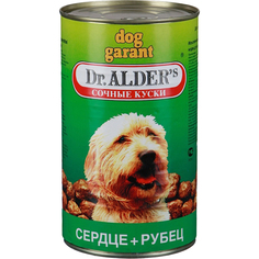 Корм для собак Dr. Alders Dog Garant Рубец и сердце 1230 г