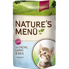 Корм для котят SCHMUSY Natures Menu Лосось, ягненок 100 г