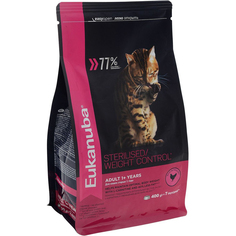 Корм для кошек Eukanuba Sterilised/Weight Control с курицей 400 г