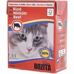 Корм для кошек BOZITA Кусочки в соусе с говядиной 370 г