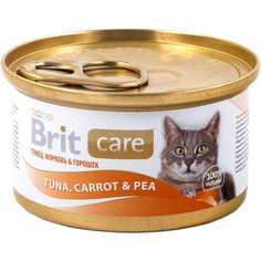 Корм для кошек Brit Care Тунец, морковь, горошек 80 г Brit*