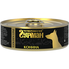 Корм для собак Четвероногий Гурман Golden line Конина 100 г