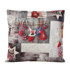 Подушка декоративная 40х40 нг Wonne traum lurex grigio