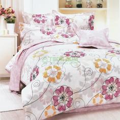 Комплект постельного белья Mirabello Rami pesco v29 200х200 розовый