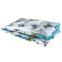 Скатерть пева голубые цветы 140x220 Gemitex 74409