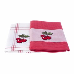 Набор кухонных полотенец 2шт cherry red Asil 2017-18