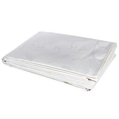 Скатерть жаккард ramage белая 140x240 Gemitex 501585