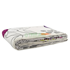Плед Manterol Cantu 235x270 White-Violet