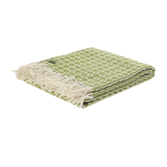 Плед Tweedmill cob weave 150x200 cosy green