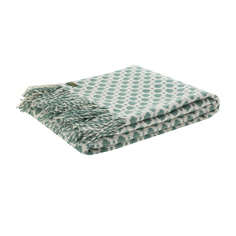 Плед Tweedmill crossroads 150x183 sea green