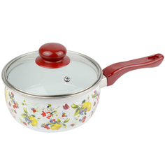 Ковш эмалированный Metrot Лимоны 1,8 л