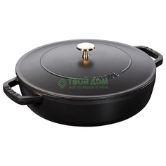 Сотейник Staub 24 см черный (12612425)