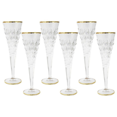 Набор 6 бокалов для шампанского энигма Same (SM3857/1-AL)