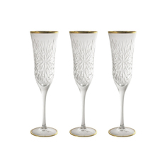 Набор 6 бокалов для шампанского умбрия зол Same (SM3552/844-AL)