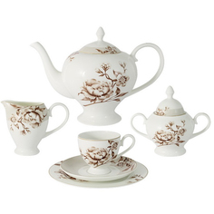 Сервиз чайный Emily Стефания на 6 персон 21 предмет