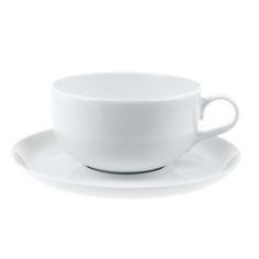 Чашка чайная с блюдцем 340мл выбор Portmeirion/портмейрион (белая)