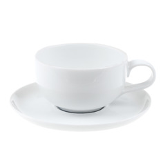 Чашка чайная с блюдцем 100мл выбор Portmeirion/портмейрион (белая)