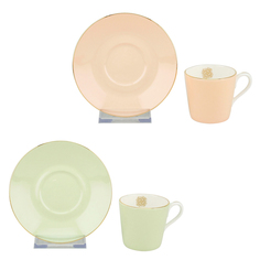 Набор кофейных пар Top art Империал Оливковый & Карамельный 90мл 2шт