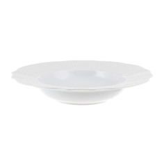 Тарелка суповая 22 см, Kutahya Porselen retro mat недекорированная