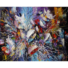 Картина Фейерверк цветов 50х62,5 см de Pacheco