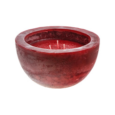 Свеча декоративная Edg красная 15.3х7.5 см