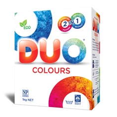 Стиральный порошок Duo Colours для цветных и темных тканей 1 кг