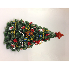 Свеча Елка с игрушками Свечной двор 15 см