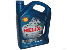 Моторное масло Shell полусинтетика shell helix hx7 10w40 4л (4/316-157)