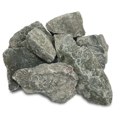 Камень "Габбро-Диабаз", колотый, мелкая фракция, для электропечей, в коробке по 20 кг "Банные штучки"/1