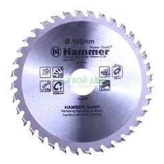 Пильный диск Hammer 205-107 CSB WD 165мм