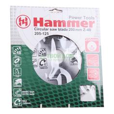 Пильный диск Hammer 205-125 CSB WD 200мм*48*32/30мм По дереву