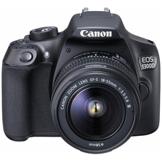Фотоаппарат Canon EOS 1300D KIT 18-55 IS Black