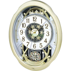 Часы Rhythm Часы настен муз 405х522х123см зол (4MH842WD18)