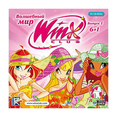Новый диск Волшебный мир winx. выпуск 1. 6 в 1 jewel (106568)