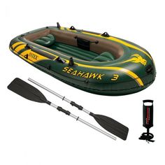 Лодка Intex Seahawk 3 + весла и насос 68380 NP
