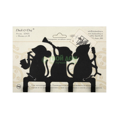 Крючок Duck and dog 4х-рожковый крючок четвероногие друзья (CR4-05)