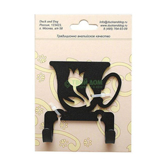 Крючок Duck and dog 2х-рожковый крючок чайная церемония (CR2-02)