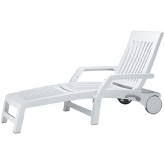 Шезлонг Nardi Nettuno белый (4040000000)