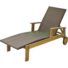 Шезлонг Cambium Pacific с плетёнкой 2 m (pf-32-150)