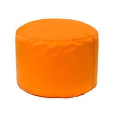 Пуфик круглый Dreambag оранжевый ткань Оксфорд