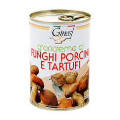 Крем из белых грибов и трюфеля Ginos Fubghi Porcini e Tartufi 400 г