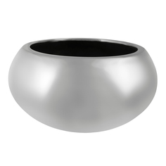 Кашпо Pottery Pots Cora 47х25,5 см серебро