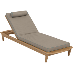 Шезлонг 315 х 790 x 2220 тик таупе - RF.12.07.075 Yachtline