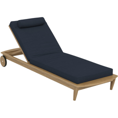 Шезлонг 315 х 790 x 2220 ироко темно-синий - RF.12.39.150 Yachtline
