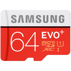 Карта памяти Samsung EVO Plus MicroSD MB-MC64DA/RU