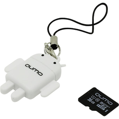 Карта памяти Qumo MicroSDHC 16GB Class 10 White