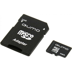 Карта памяти Qumo MicroSDHC 16GB Class 6