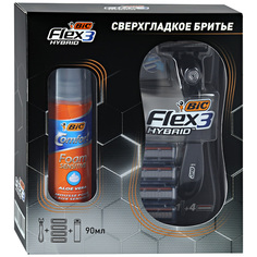 Подарочный набор Bic Flex 3 Hybrid BIG