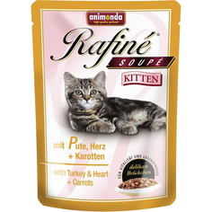 Корм для котят ANIMONDA индейка, сердце и морковь 100г
